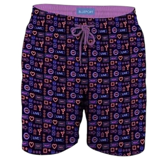 Le Club Happy Hour Las Vegas Board Shorts Swim Trunks XL NWT Mens - Picture 2 of 6